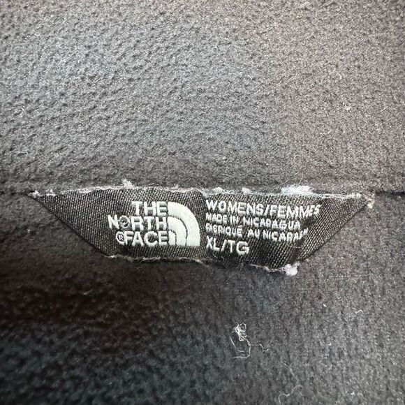 The North Face Quarter Zip Pullover Jacket Fleece Black Women’s Size XL - Picture 6 of 7